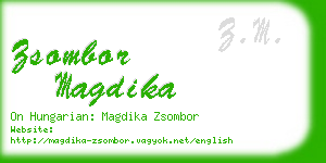zsombor magdika business card